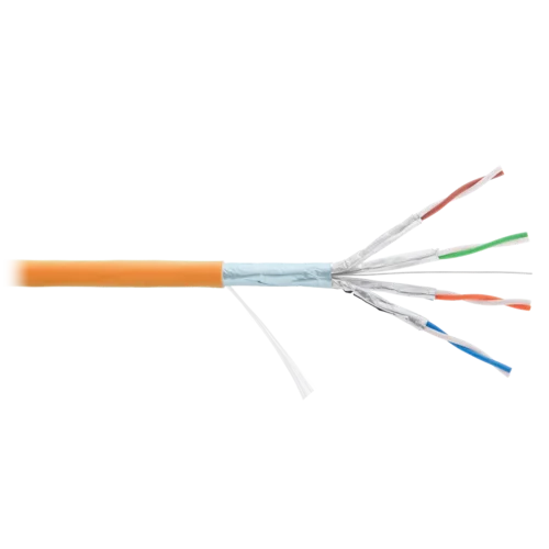 Кабель NIKOLAN F/FTP 4 пары, Кат.6a (Класс Eа), тест по ISO/IEC, 500МГц, одножильный, BC (чистая медь), 23AWG (0,56мм), внутренний, LSZH нг(А)-HFLTx, Кабель NIKOLAN F/FTP 4 пары, Кат.6a (Класс Eа), тест по ISO/IEC, 500МГц, одножильный, BC (чистая медь), 23AWG (0,56мм), внутренний, LSZH нг(А)-HFLTx,